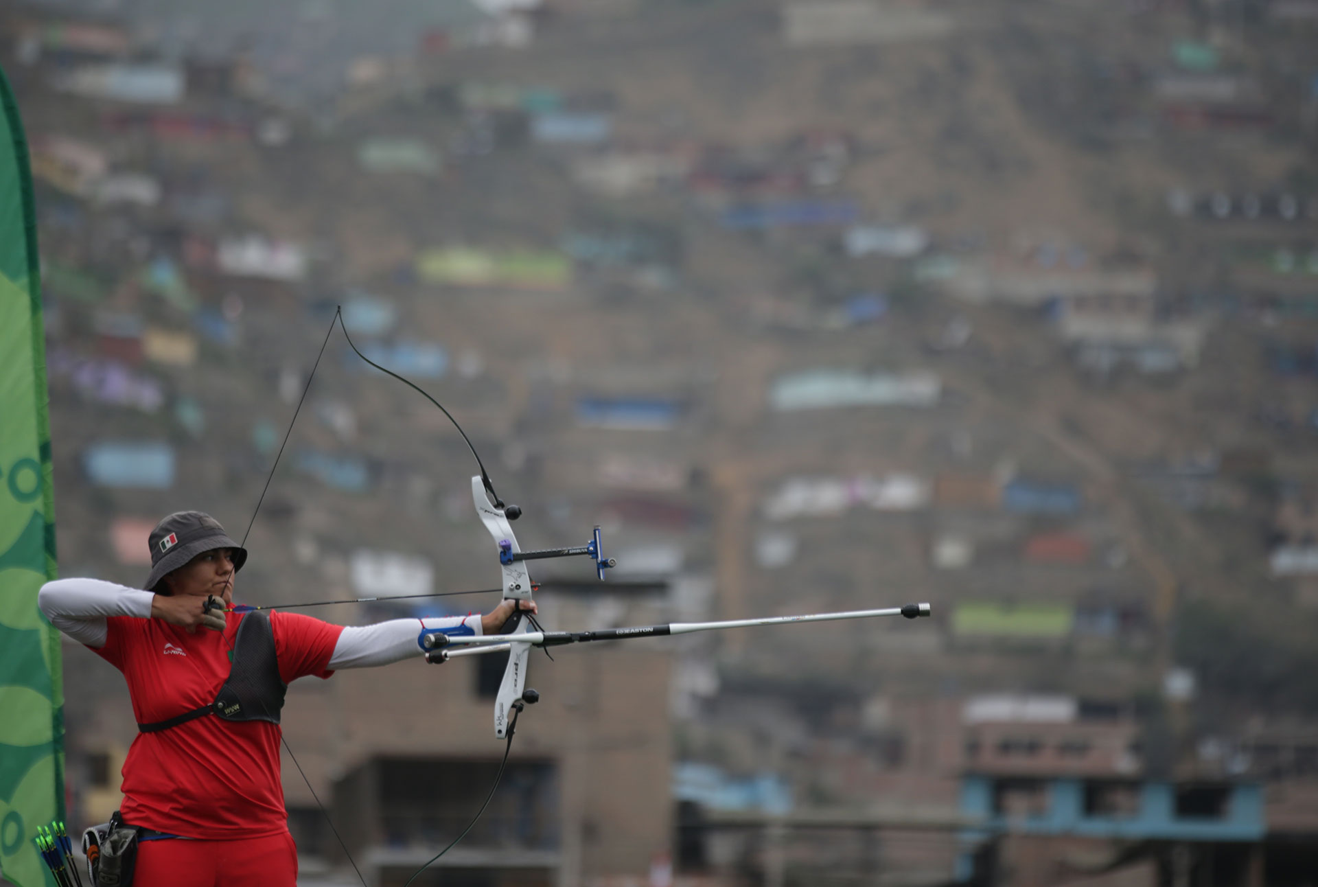 XVIII Pan American Games - Lima 2019 XVIII Pan American Games - Lima 2019 - Archery - Women's Recurve Individual Gold Medal Match - Rugby Field, Lima, Peru - August 11, 2019. Mexico's Alejandra Valencia Trujillo in action en route to winning a gold medal. REUTERS/Guadalupe Pardo