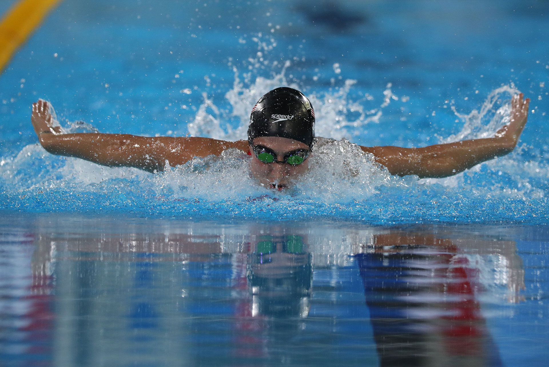XVIII Pan American Games - Lima 2019 Swimming XVIII Pan American Games - Lima 2019 - Women's 200m Individual Medley - Aquatic Center, Lima, Peru - August 10, 2019. Meghan Small of the U.S., in action. REUTERS/Sergio Moraes