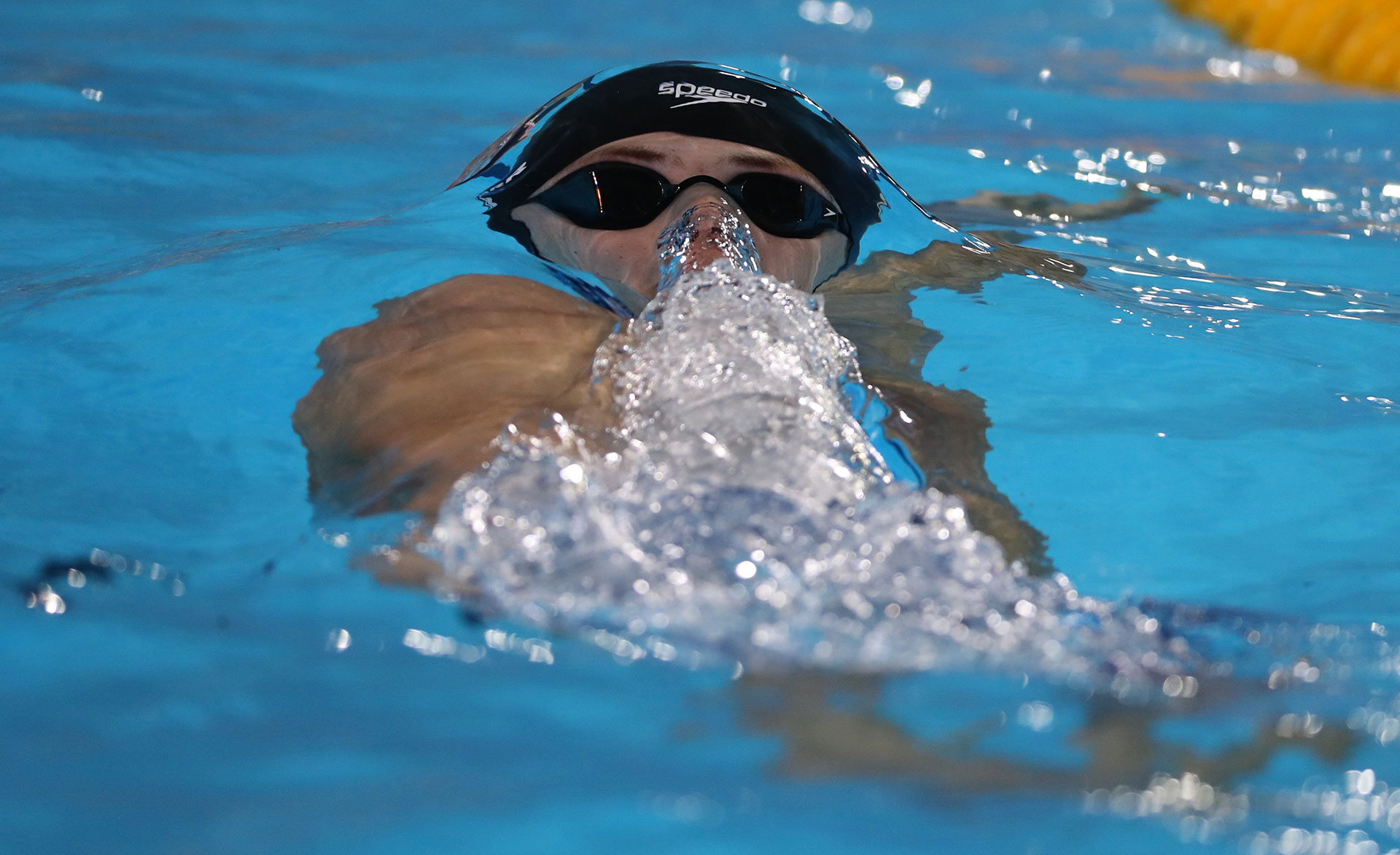 XVIII Pan American Games - Lima 2019 Swimming XVIII Pan American Games - Lima 2019 - Men's 4X100m Medley Relay Final - Aquatic Center, Lima, Peru - August 10, 2019. Team U.S. in action. REUTERS/Sergio Moraes